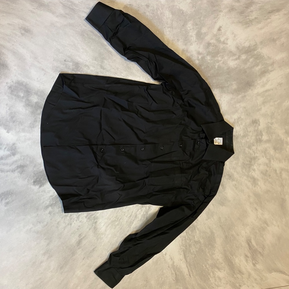 Pronto Uomo Black Dress Shirt